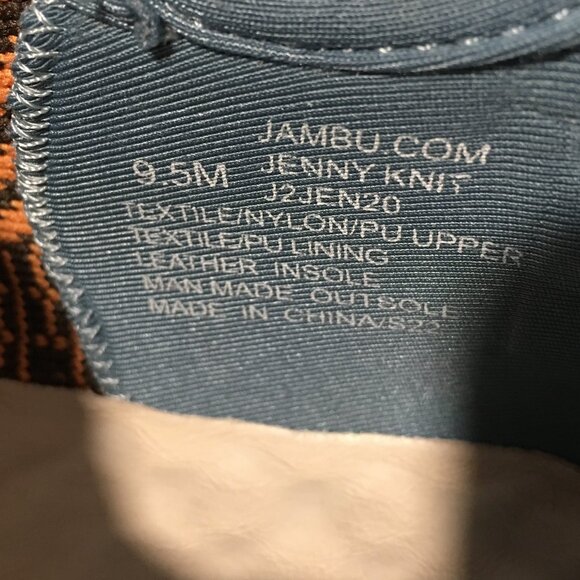 NEW Jambu "Jenny" knit lace up shoe 9.5 - Picture 7 of 7